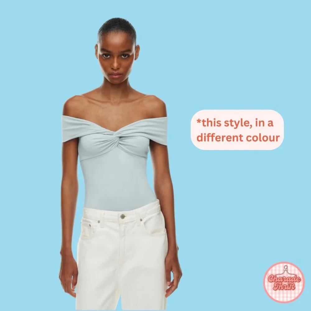 Babaton x Aritzia "Contour Twist Off-Shoulder Top" - Picture 2 of 3